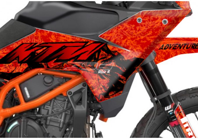 KTM 390 ADV R - X   GRAPHIC - STICKER SET - DECAL KIT 