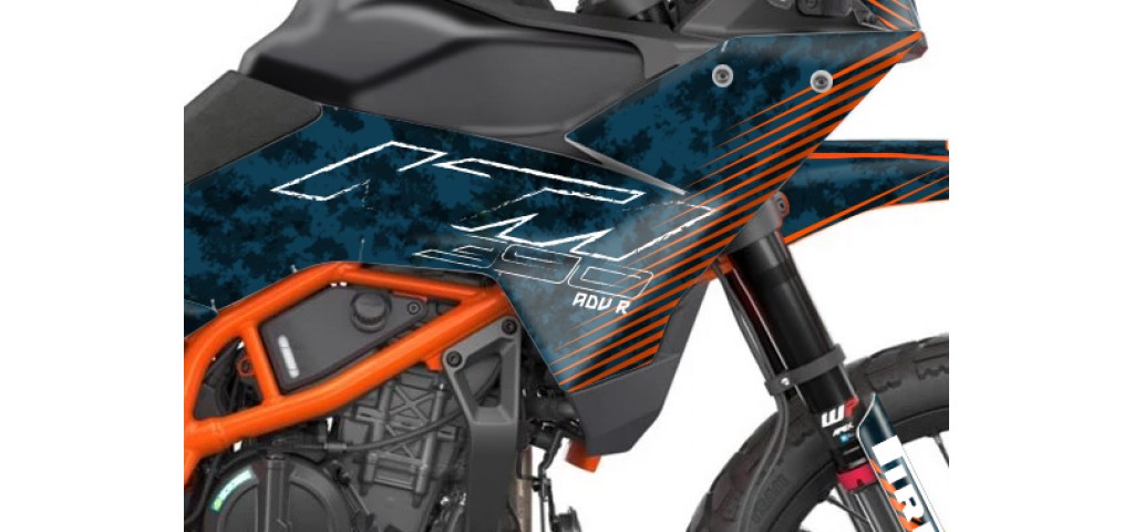 KTM 390 ADV R - X   GRAPHIC - STICKER SET - DECAL KIT 