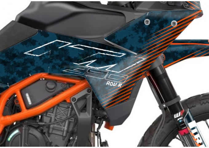 KTM 390 ADV R - X   GRAPHIC - STICKER SET - DECAL KIT 