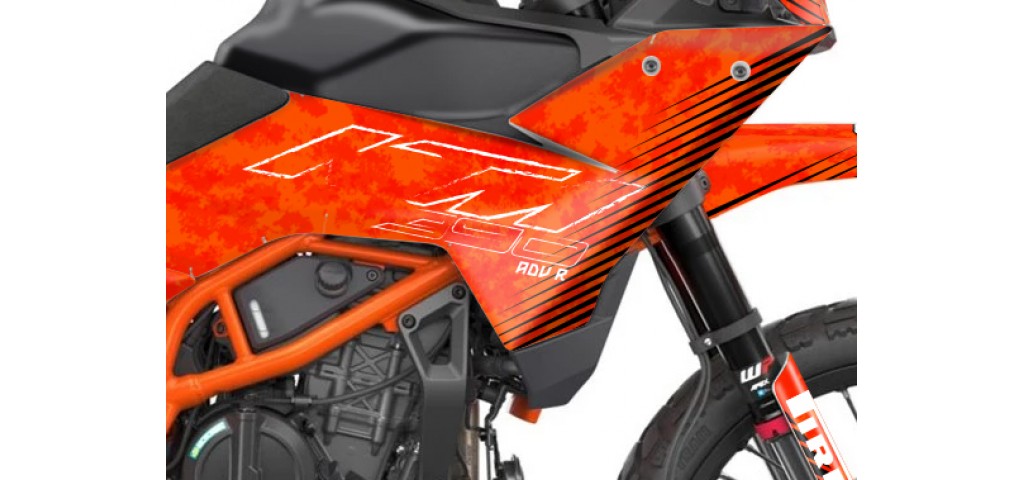 KTM 390 ADV R - X   GRAPHIC - STICKER SET - DECAL KIT 