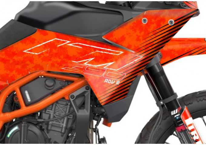 KTM 390 ADV R - X   GRAPHIC - STICKER SET - DECAL KIT 