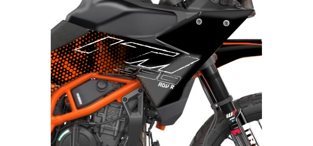 KTM 390 ADV R - X   GRAPHIC - STICKER SET - DECAL KIT 