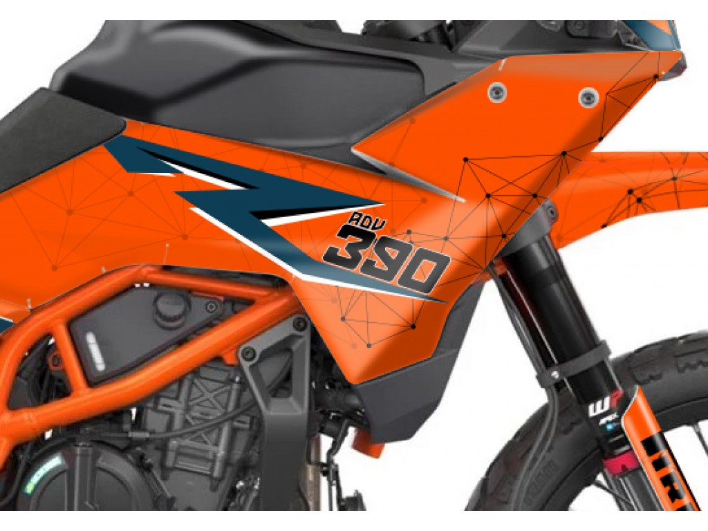 KTM 390 ADV R - X   GRAPHIC - STICKER SET - DECAL KIT 