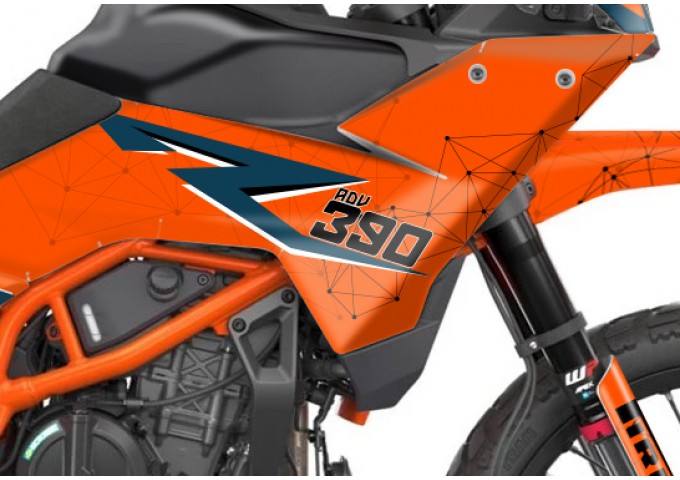 KTM 390 ADV R - X   GRAPHIC - STICKER SET - DECAL KIT 