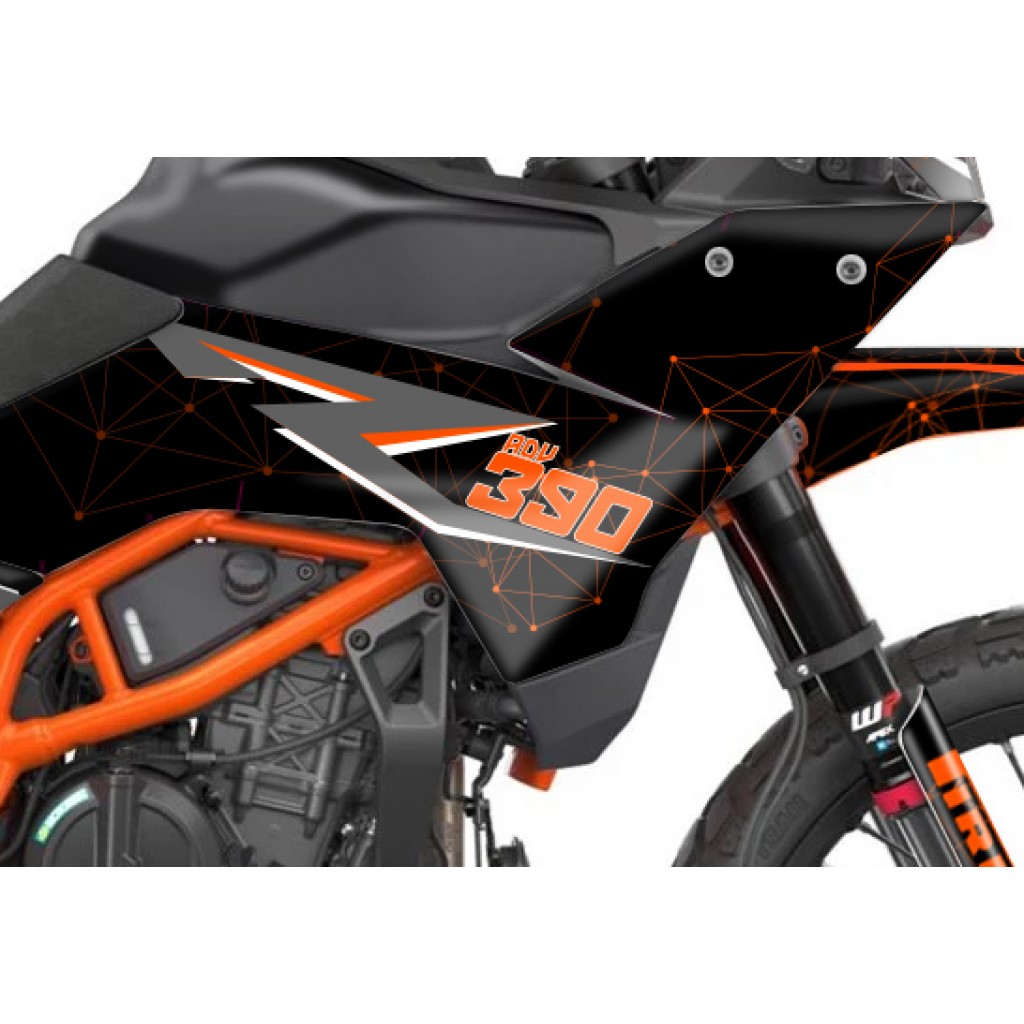KTM 390 ADV R - X   GRAPHIC - STICKER SET - DECAL KIT 