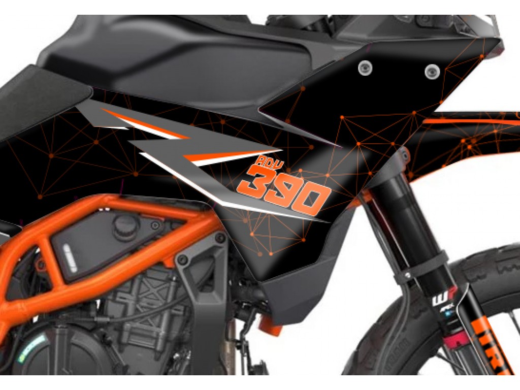 KTM 390 ADV R - X   GRAPHIC - STICKER SET - DECAL KIT 