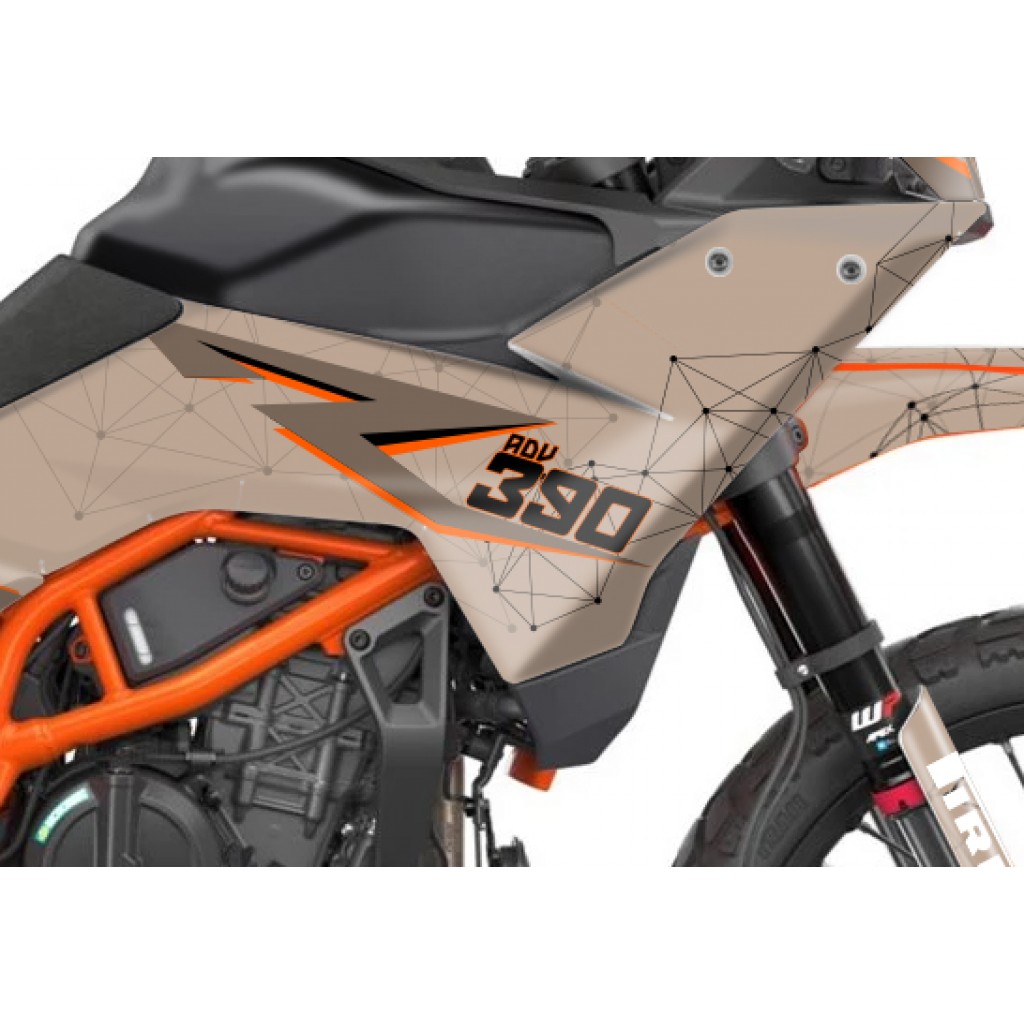 KTM 390 ADV R - X   GRAPHIC - STICKER SET - DECAL KIT 