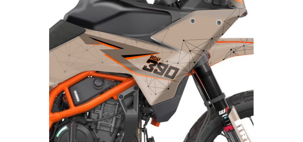 KTM 390 ADV R - X   GRAPHIC - STICKER SET - DECAL KIT 