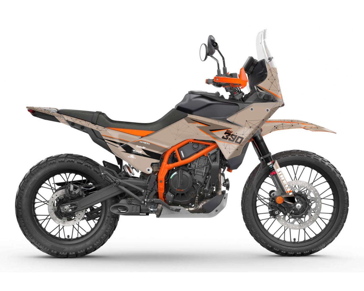 KTM 390 ADV R - X   GRAPHIC - STICKER SET - DECAL KIT 