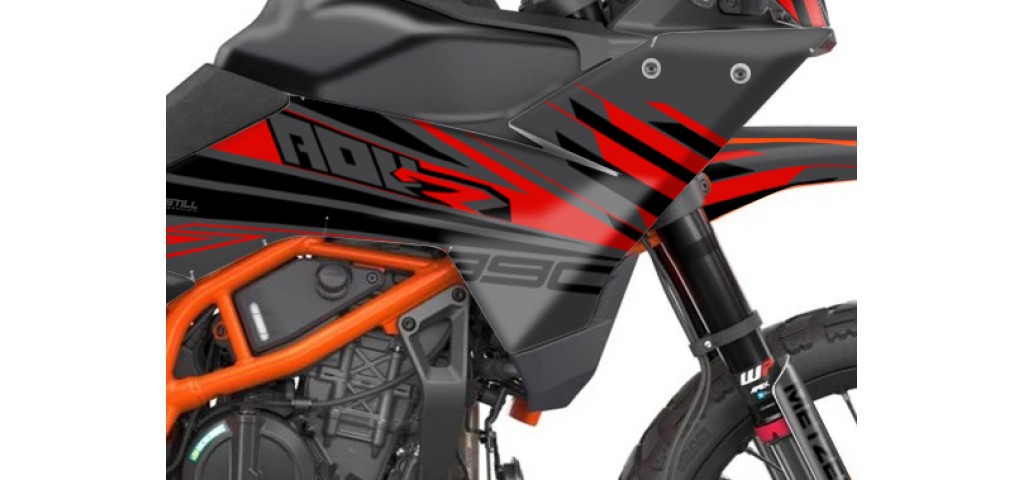 KTM 390 ADV R - X   GRAPHIC - STICKER SET - DECAL KIT 