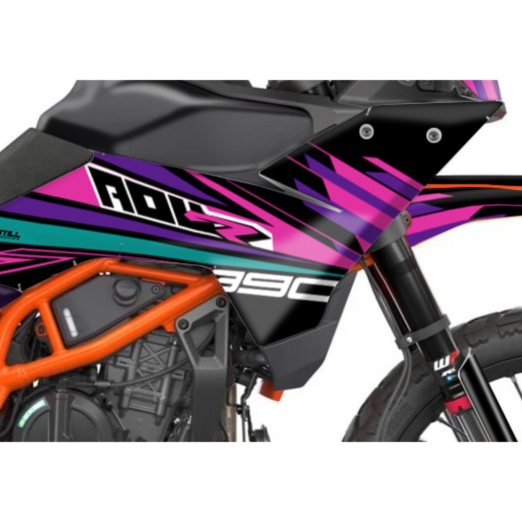KTM 390 ADV R - X   GRAPHIC - STICKER SET - DECAL KIT 