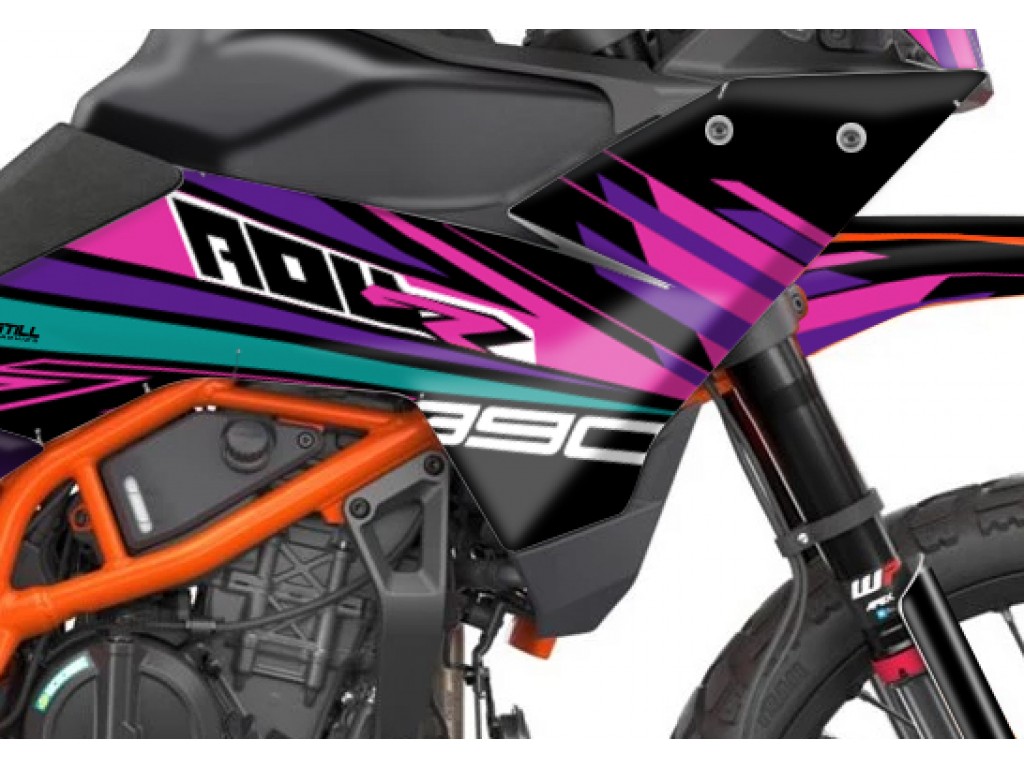 KTM 390 ADV R - X   GRAPHIC - STICKER SET - DECAL KIT 
