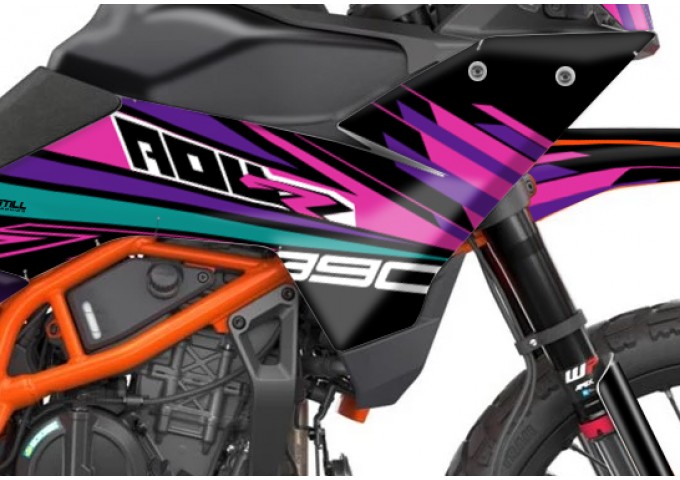 KTM 390 ADV R - X   GRAPHIC - STICKER SET - DECAL KIT 
