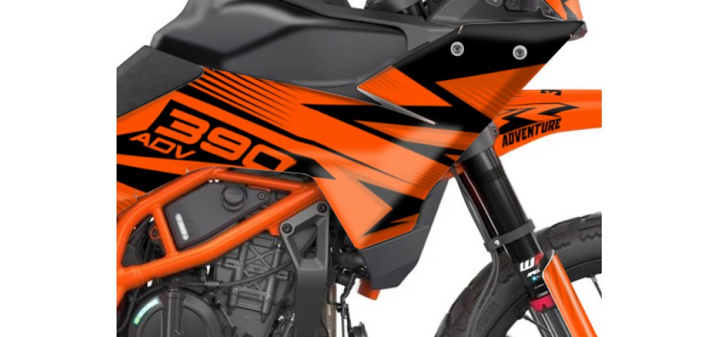 KTM 390 ADV R - X   GRAPHIC - STICKER SET - DECAL KIT 