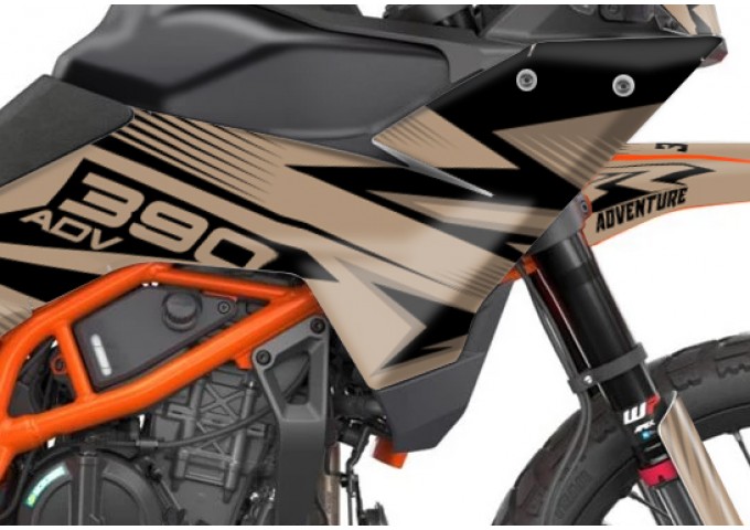KTM 390 ADV R - X   GRAPHIC - STICKER SET - DECAL KIT 