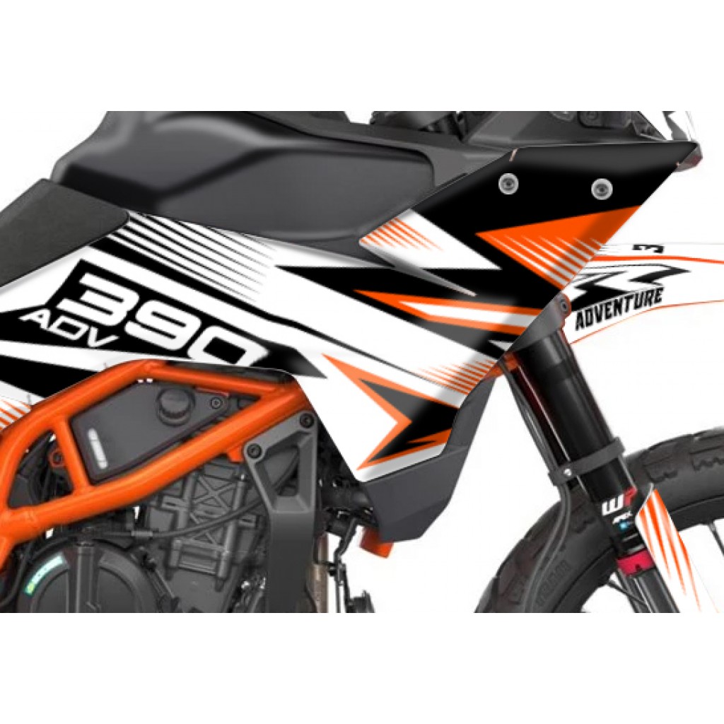 KTM 390 ADV R - X   GRAPHIC - STICKER SET - DECAL KIT 