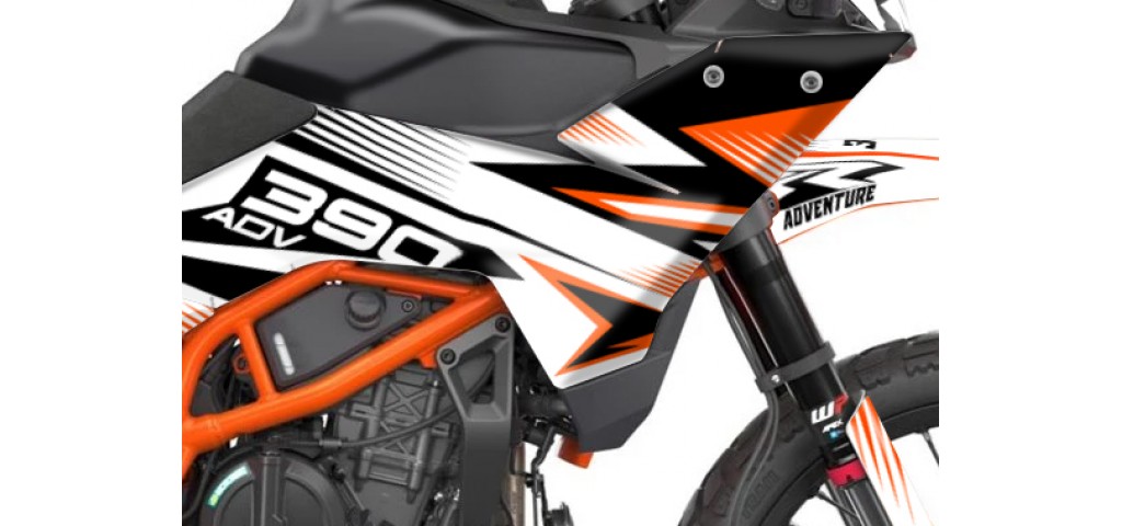 KTM 390 ADV R - X   GRAPHIC - STICKER SET - DECAL KIT 