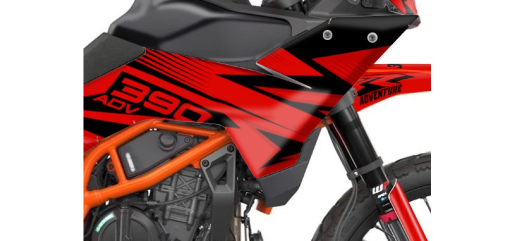KTM 390 ADV R - X   GRAPHIC - STICKER SET - DECAL KIT 