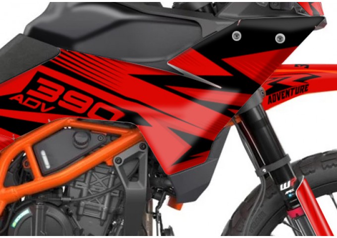KTM 390 ADV R - X   GRAPHIC - STICKER SET - DECAL KIT 