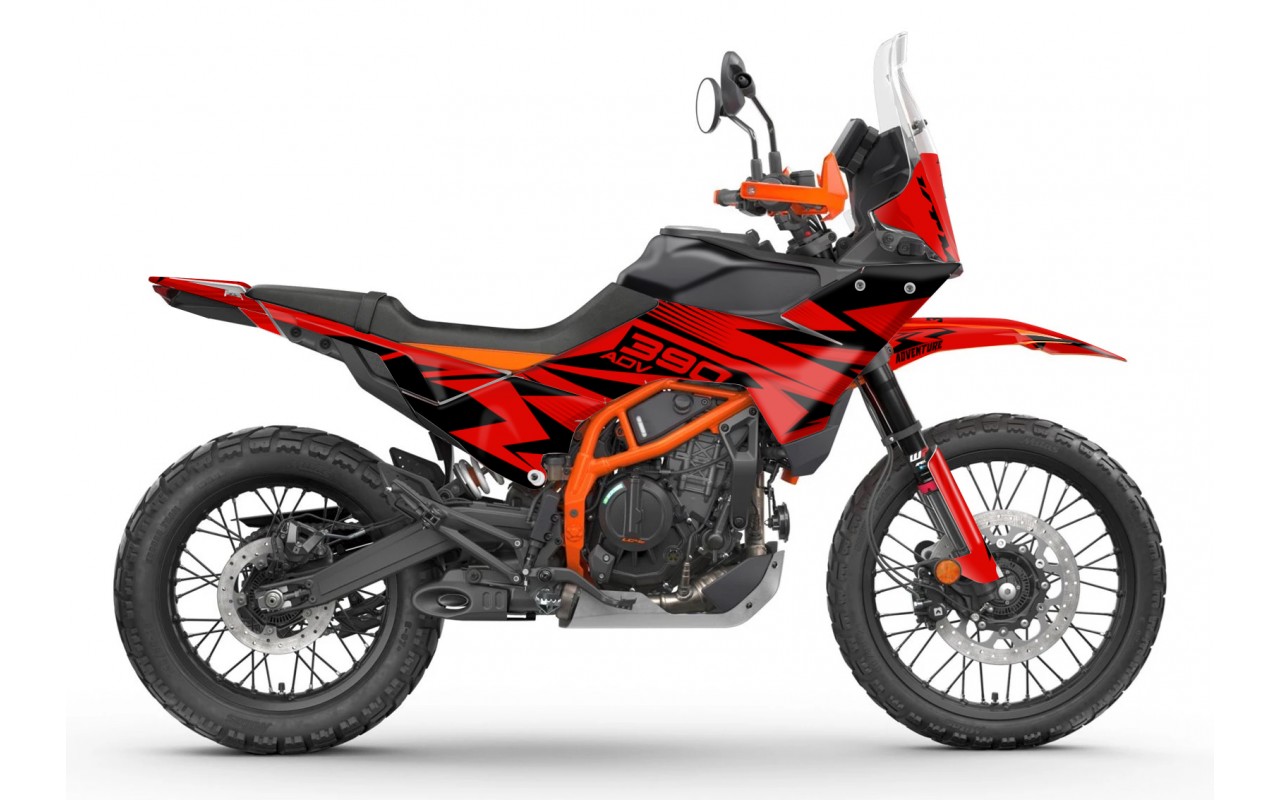 KTM 390 ADV R - X   GRAPHIC - STICKER SET - DECAL KIT 