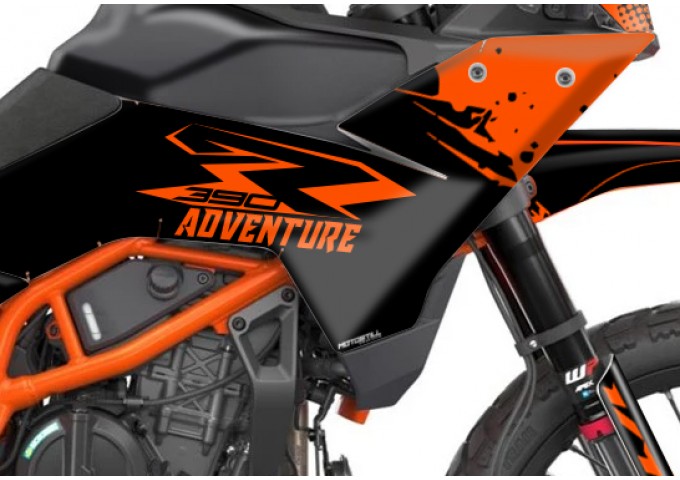 KTM 390 ADV R - X   GRAPHIC - STICKER SET - DECAL KIT 
