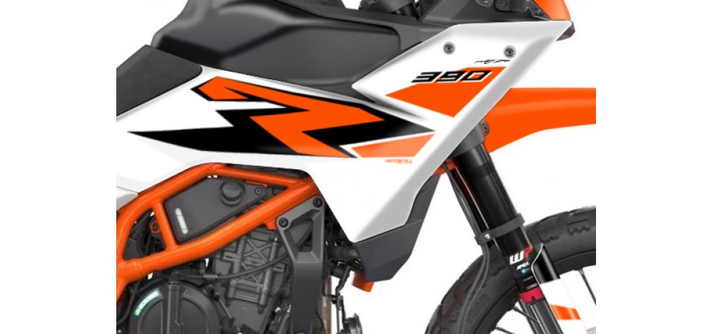 KTM 390 ADV R - X   GRAPHIC - STICKER SET - DECAL KIT 