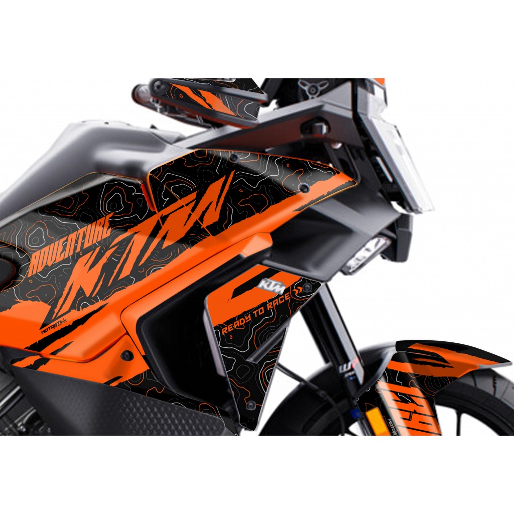 KTM 1390 ADVENTURE S-R GRAPHIC SET / DECAL KIT