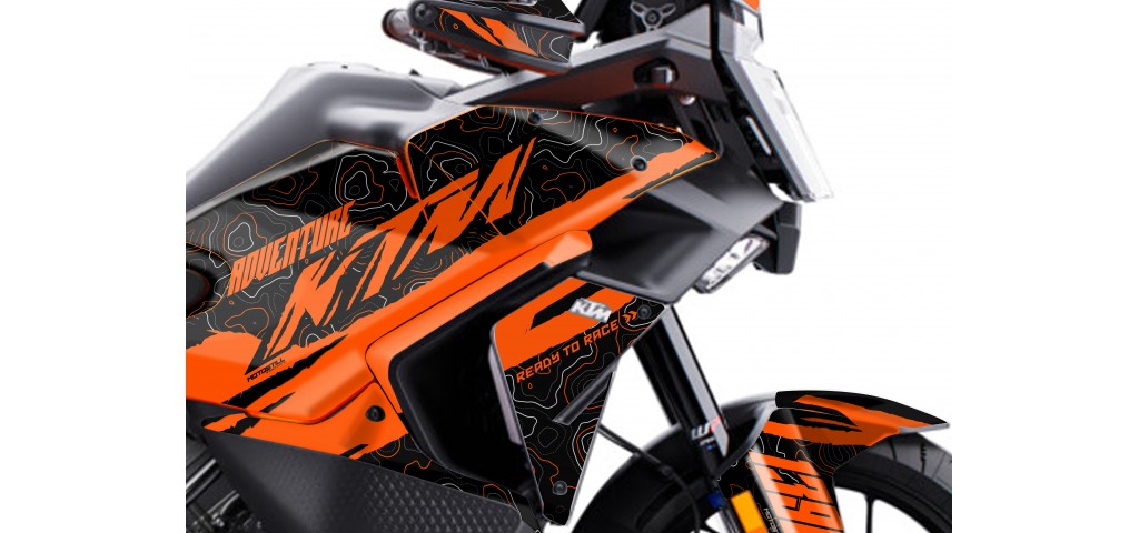 KTM 1390 ADVENTURE S-R GRAPHIC SET / DECAL KIT