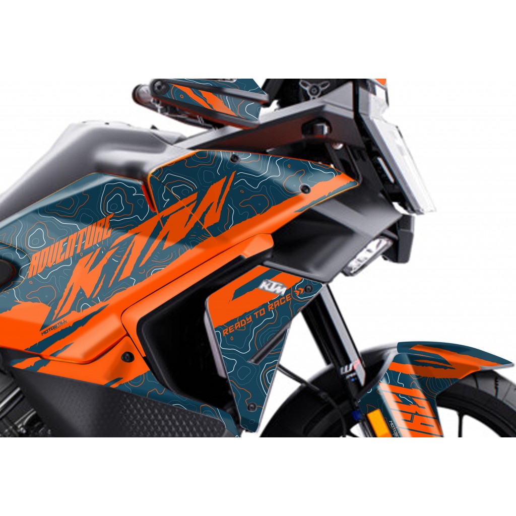 KTM 1390 ADVENTURE S-R GRAPHIC SET / DECAL KIT