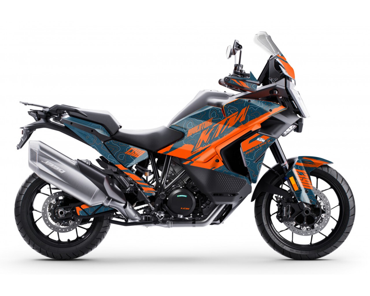 KTM 1390 ADVENTURE S-R GRAPHIC SET / DECAL KIT