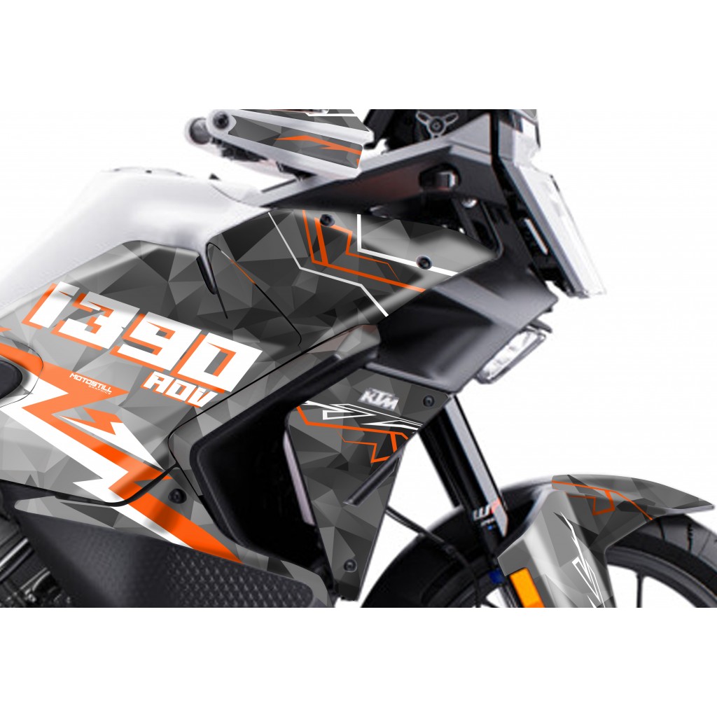 KTM 1390 ADVENTURE S-R GRAPHIC SET / DECAL KIT