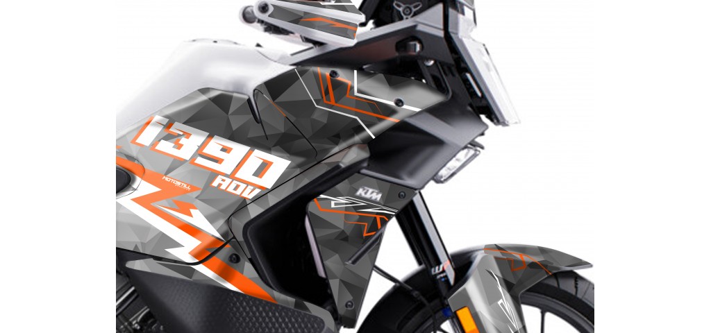 KTM 1390 ADVENTURE S-R GRAPHIC SET / DECAL KIT