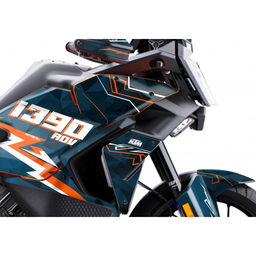 KTM 1390 ADVENTURE S-R GRAPHIC SET / DECAL KIT