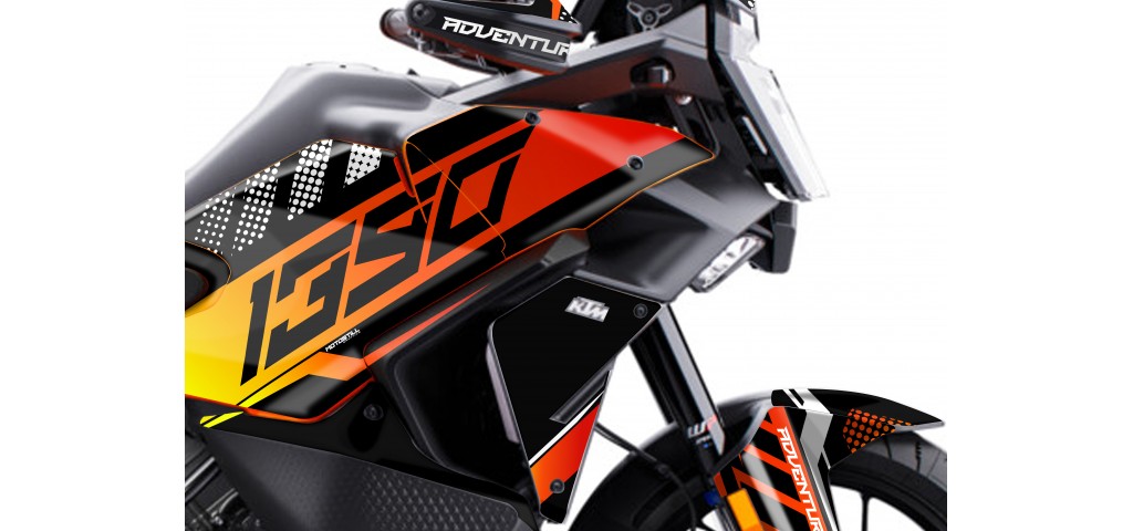 KTM 1390 ADVENTURE S-R GRAPHIC SET / DECAL KIT