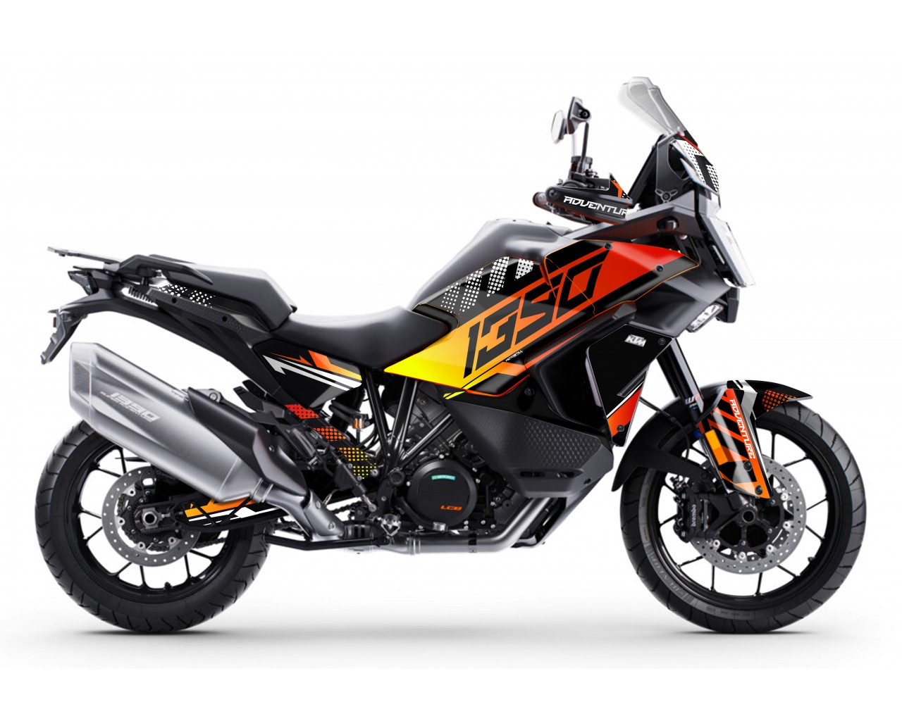 KTM 1390 ADVENTURE S-R GRAPHIC SET / DECAL KIT