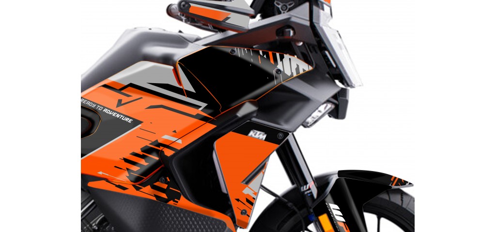 KTM 1390 ADVENTURE S-R GRAPHIC SET / DECAL KIT