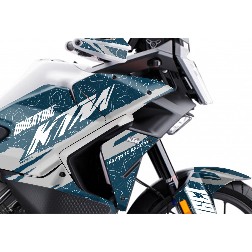 KTM 1390 ADVENTURE S-R GRAPHIC SET / DECAL KIT
