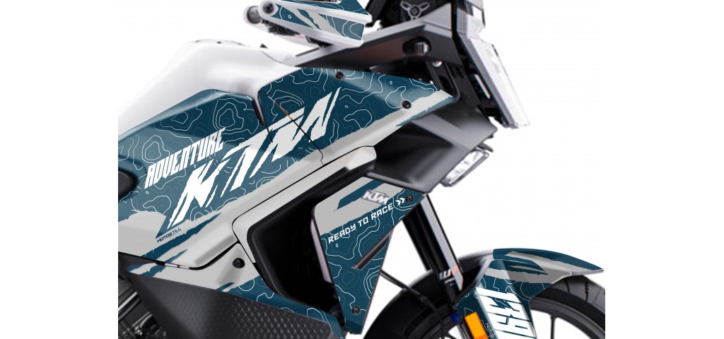 KTM 1390 ADVENTURE S-R GRAPHIC SET / DECAL KIT