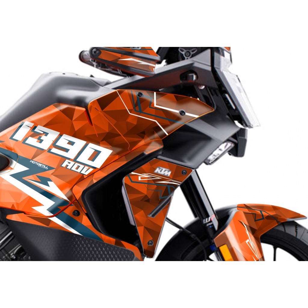 KTM 1390 ADVENTURE S-R GRAPHIC SET / DECAL KIT