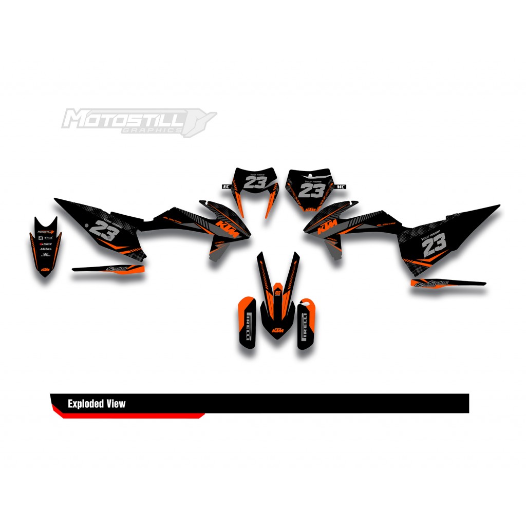 KTM  EXC / XC / SX / SM GRAPHIC STICKER KIT