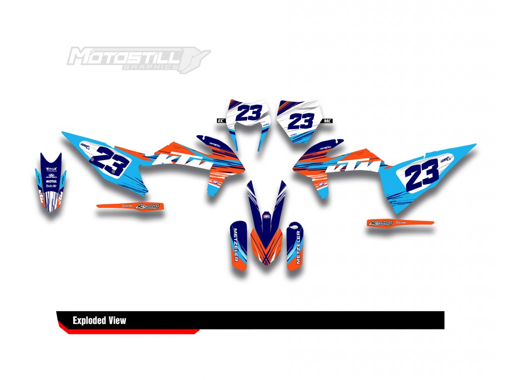 KTM EXC-XC-SX / 2009-2022 GRAPHIC STICKER SET DECAL KIT 