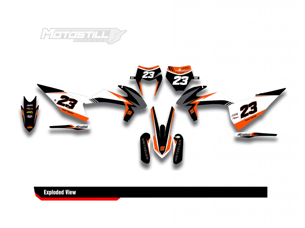 KTM EXC-XC-SX / 2009-2022 GRAPHIC STICKER SET DECAL KIT 