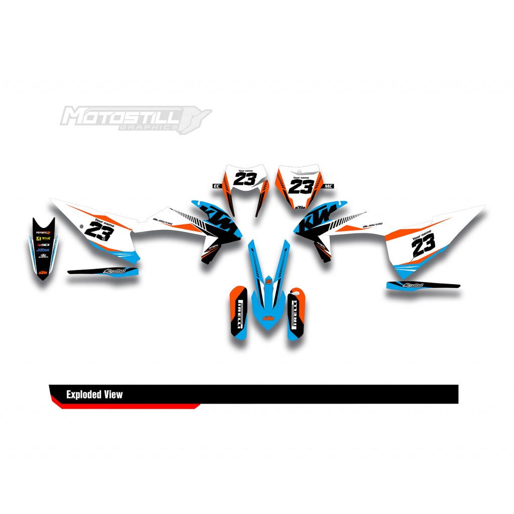 KTM  EXC / XC / SX / SM GRAPHIC STICKER KIT