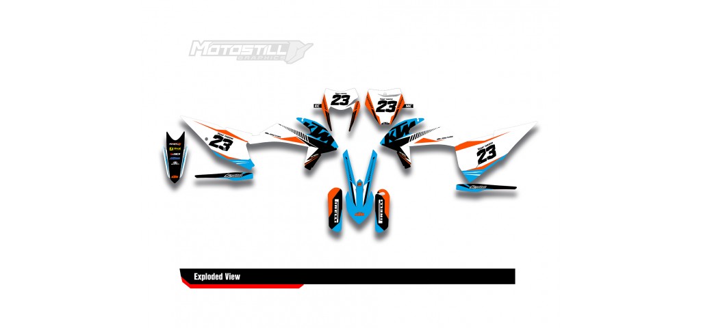 KTM  EXC / XC / SX / SM GRAPHIC STICKER KIT