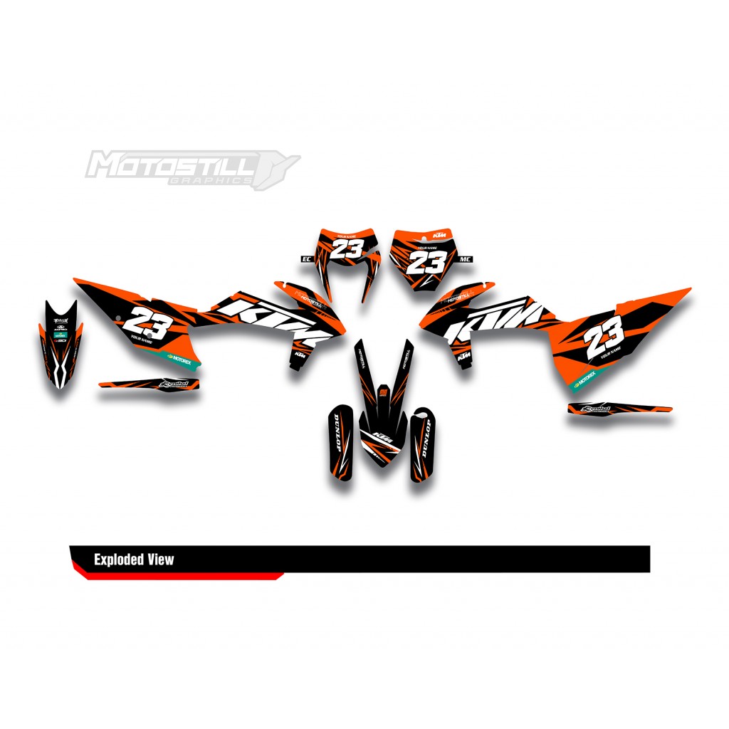 KTM  EXC / XC / SX / SM GRAPHIC STICKER KIT