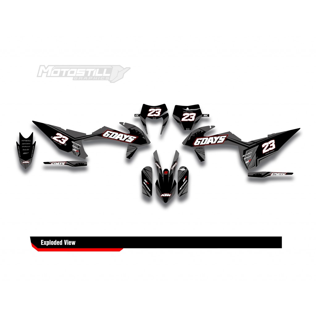 KTM  EXC / XC / SX / SM GRAPHIC STICKER KIT