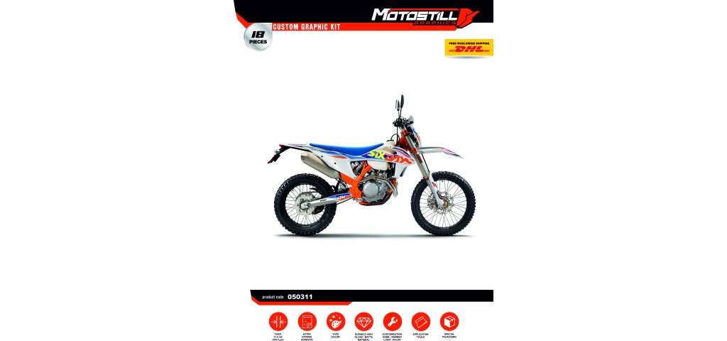 KTM  EXC / XC / SX / SM GRAPHIC STICKER KIT