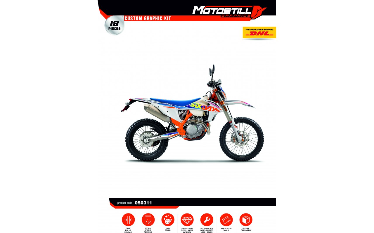 KTM  EXC / XC / SX / SM GRAPHIC STICKER KIT