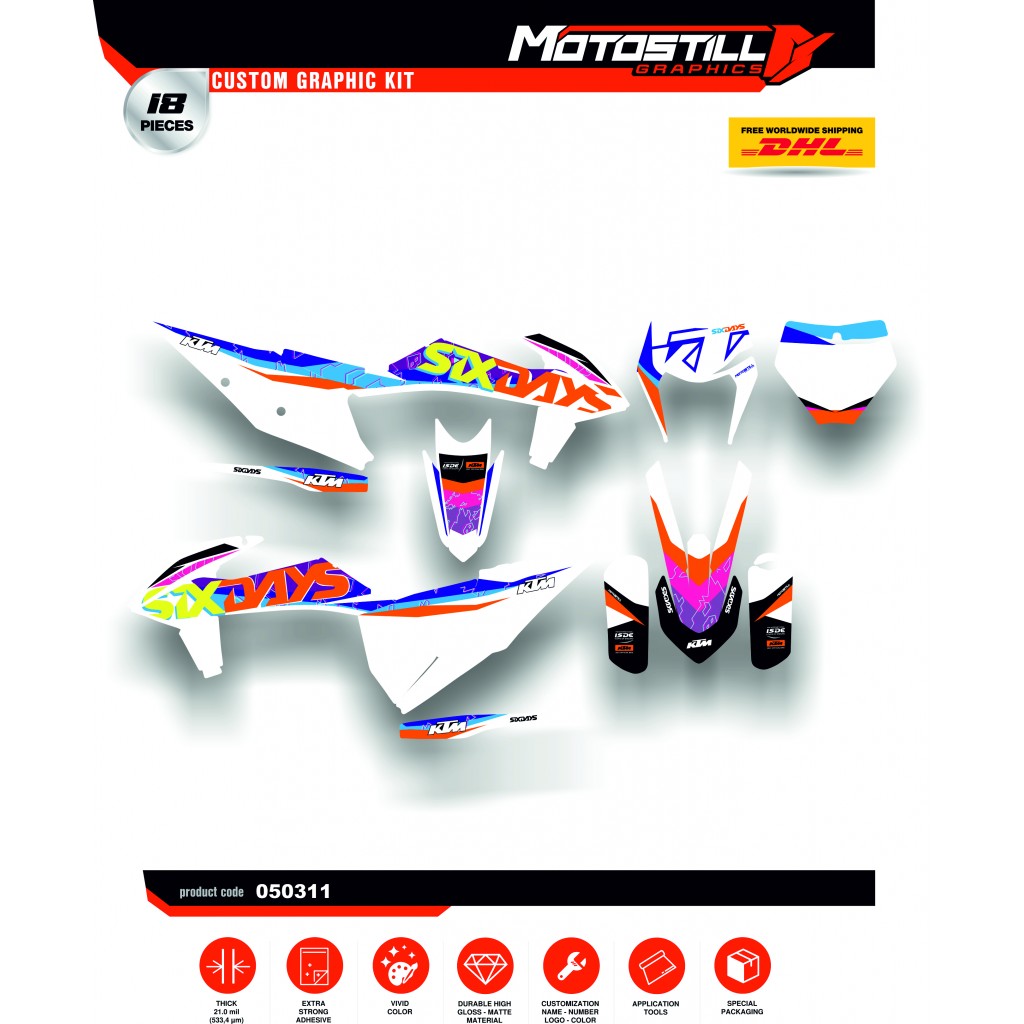 KTM  EXC / XC / SX / SM GRAPHIC STICKER KIT
