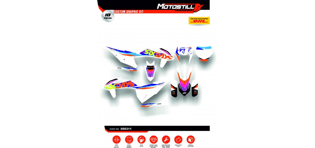 KTM  EXC / XC / SX / SM GRAPHIC STICKER KIT